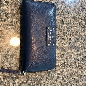 Kate Spade navy large wallet